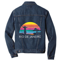 Rio De Janeiro Brazil Beach Surf Ocean Brazilian Island Bay T Shirt Men Denim Jacket | Artistshot