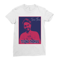 Tovino Thomas (2) Ladies Fitted T-shirt | Artistshot