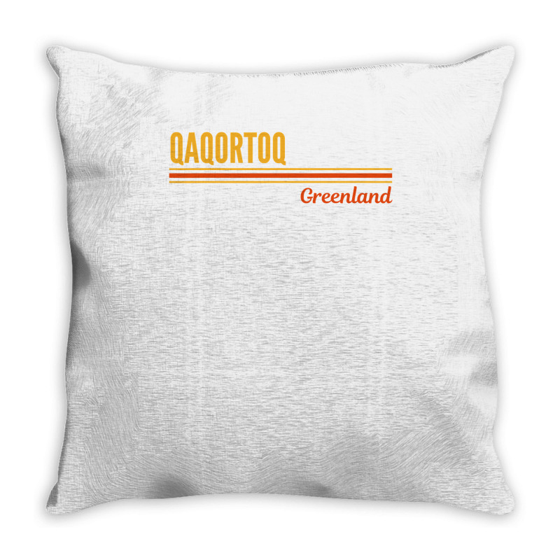 Qaqortoq Greenland T Shirt Throw Pillow | Artistshot