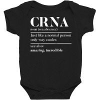 Crna Noun   Certified Registered Nurse Anesthetists Raglan Baseball Te Baby Bodysuit | Artistshot