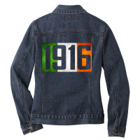 Ireland Easter Rising 1916 Irish Rebellion Flag Ladies Denim Jacket | Artistshot