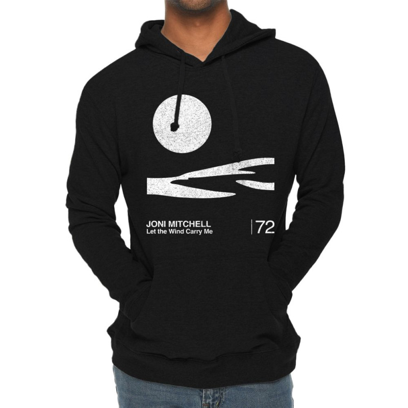 Joni Mitchell Joni Mitchell _ Let The Wind Carry Me _ Minimalist Graph Lightweight Hoodie | Artistshot