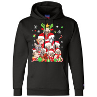 Funny Pug Dog Christmas Tree Costum Pug Christmas Shirt Merry Pugmas X Champion Hoodie | Artistshot