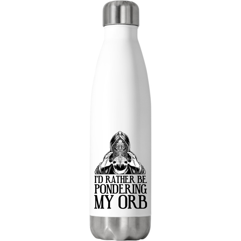 Don't Talk To Me Until I've Pondered Stainless Steel Water Bottle | Artistshot