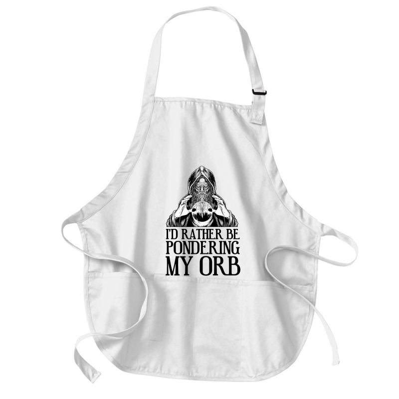 Don't Talk To Me Until I've Pondered Medium-length Apron | Artistshot