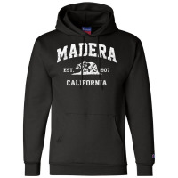 Madera California Ca Vintage State Athletic Style T Shirt Champion Hoodie | Artistshot