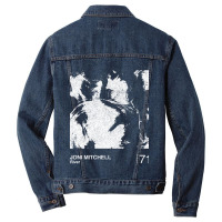 Joni Mitchell Joni Mitchell _ River _ Minimalist Graphic Artwork Desig Men Denim Jacket | Artistshot