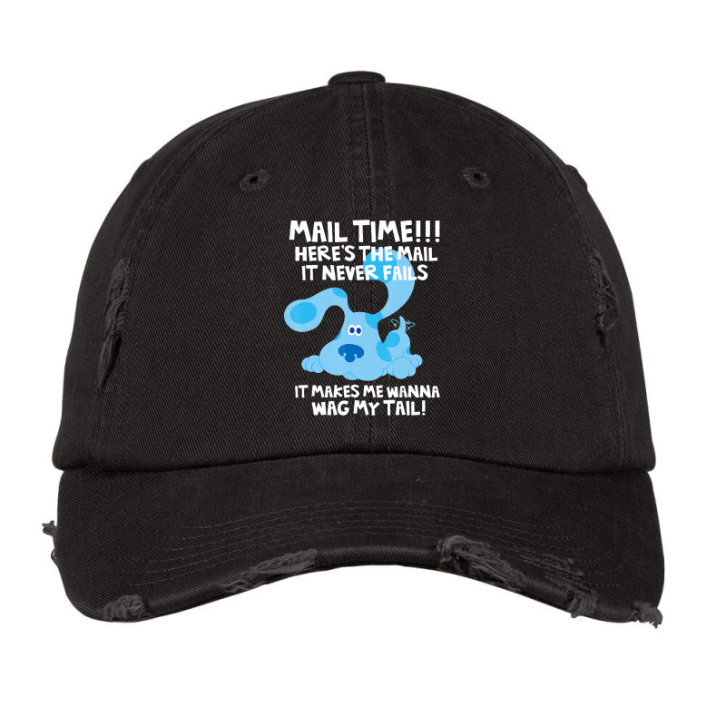 Blues Clues Mail Time! Heres The Mail Vintage Cap by cm-arts | Artistshot