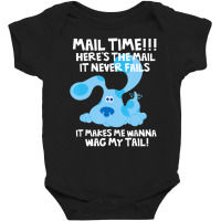 Blues Clues Mail Time! Heres The Mail Baby Bodysuit | Artistshot