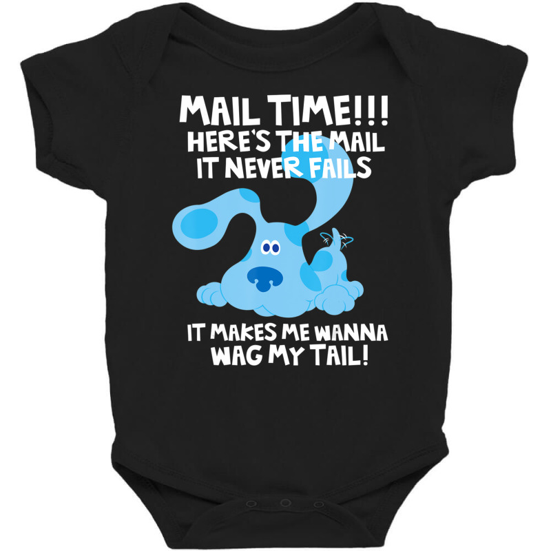 Blues Clues Mail Time! Heres The Mail Baby Bodysuit by cm-arts | Artistshot