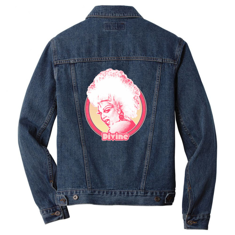 Divine Retro Fan Art Design Men Denim Jacket by cm-arts | Artistshot