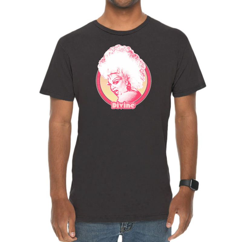 Divine Retro Fan Art Design Vintage T-Shirt by cm-arts | Artistshot