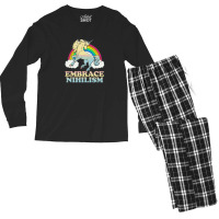 Embrace Nihilism Men's Long Sleeve Pajama Set | Artistshot