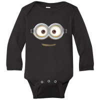 Dave Big Face Long Sleeve Baby Bodysuit | Artistshot