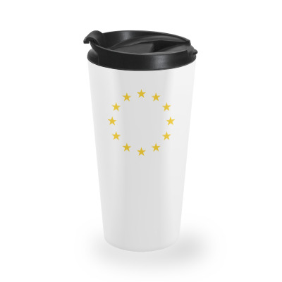 Living Eu Flag Travel Mug Designed By Sabriacar