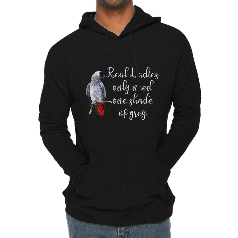 African Gray Parrot Real Ladies Quote Lightweight Hoodie | Artistshot