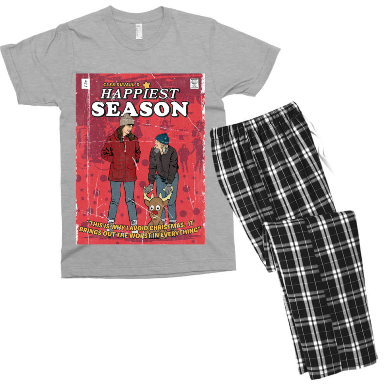 Happiest Holiday Season Men's T-shirt Pajama Set | Artistshot