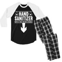 Mens Hand Sanitizer Adult Humor Funny Dirty Jokes Sarcastic Men's 3/4 Sleeve Pajama Set | Artistshot