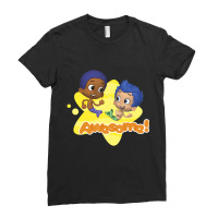 Bubble Guppies Awesome! Gil And Goby Star Portrait Ladies Fitted T-shirt | Artistshot