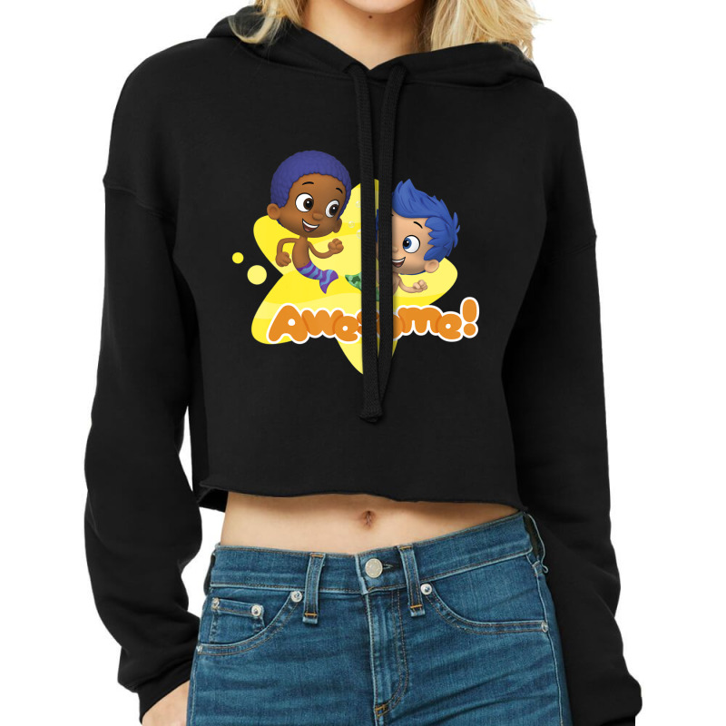 Bubble Guppies Awesome! Gil And Goby Star Portrait Cropped Hoodie by cm-arts | Artistshot