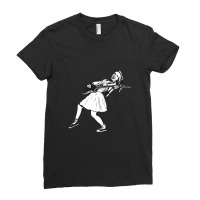 Badass Woman With A Guitar Ladies Fitted T-shirt | Artistshot