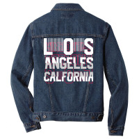 Los Angeles California Men Denim Jacket | Artistshot