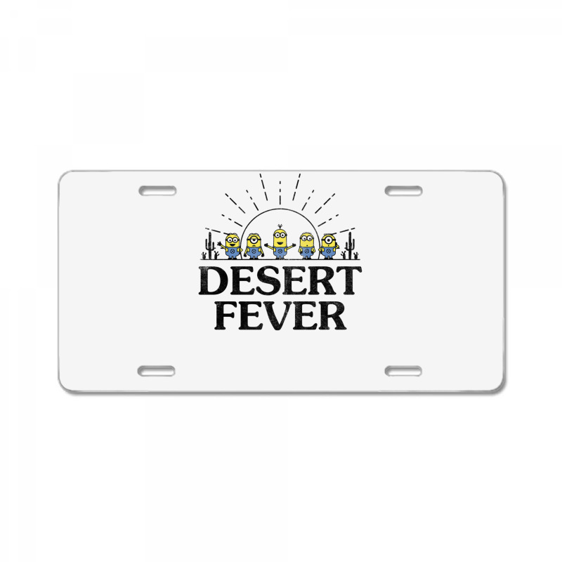 Desert Fever License Plate | Artistshot