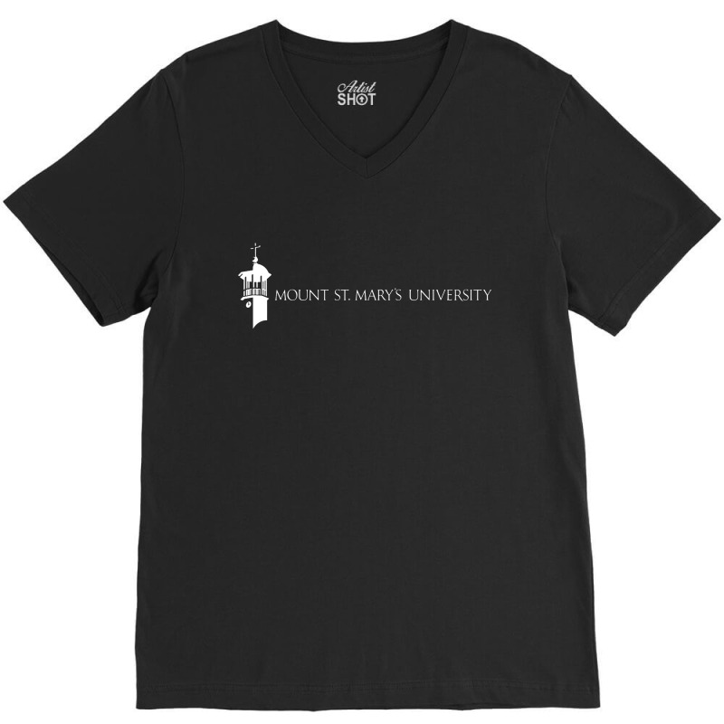 Mount St Mary's University V-Neck Tee by Luluran | Artistshot