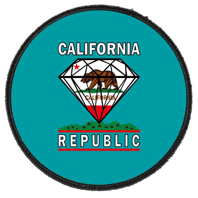 California Diamond Republic Round Patch | Artistshot