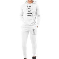 I Liked The Way You Speak Words Final Space Gift Hoodie & Jogger Set | Artistshot