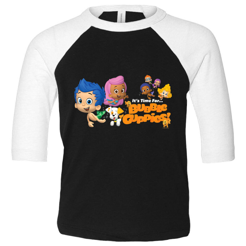 Bubble Guppies It's Time! Toddler 3/4 Sleeve Tee | Artistshot