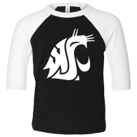 Washington State Cougars Toddler 3/4 Sleeve Tee | Artistshot