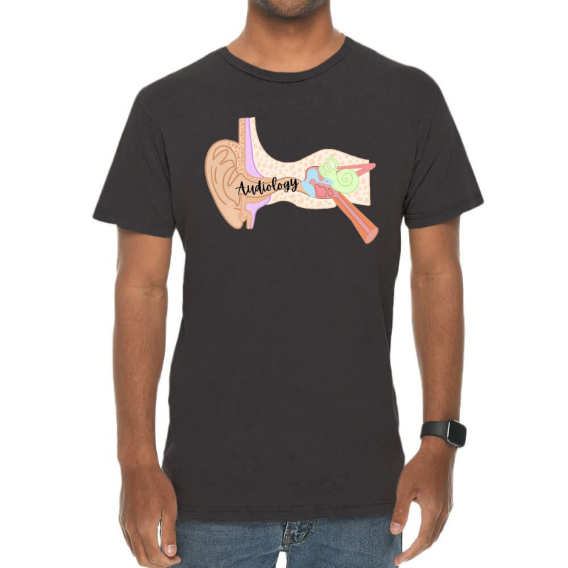 Audiology Ear Vintage T-Shirt by cm-arts | Artistshot