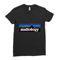 Audiology Mountains Ladies Fitted T-shirt | Artistshot