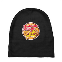 Audiology Student Fueled By Pizza Baby Beanies | Artistshot