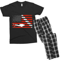 Diver Down Dive Flag Scuba Diving American Flag Men's T-shirt Pajama Set | Artistshot