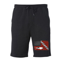 Diver Down Dive Flag Scuba Diving American Flag Fleece Short | Artistshot