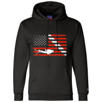 Diver Down Dive Flag Scuba Diving American Flag Champion Hoodie | Artistshot