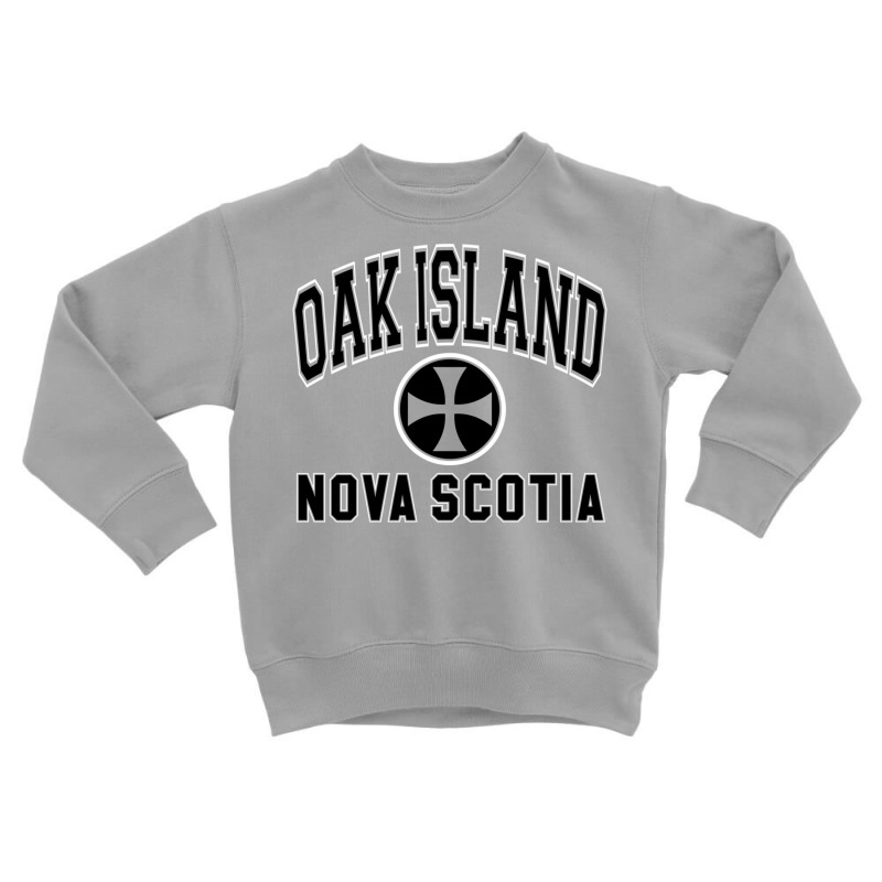 Oak Island Varsity Style Cross Black Print Pullover Hoodie Toddler Sweatshirt by cm-arts | Artistshot