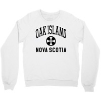 Oak Island Varsity Style Cross Black Print Pullover Hoodie Crewneck Sweatshirt | Artistshot