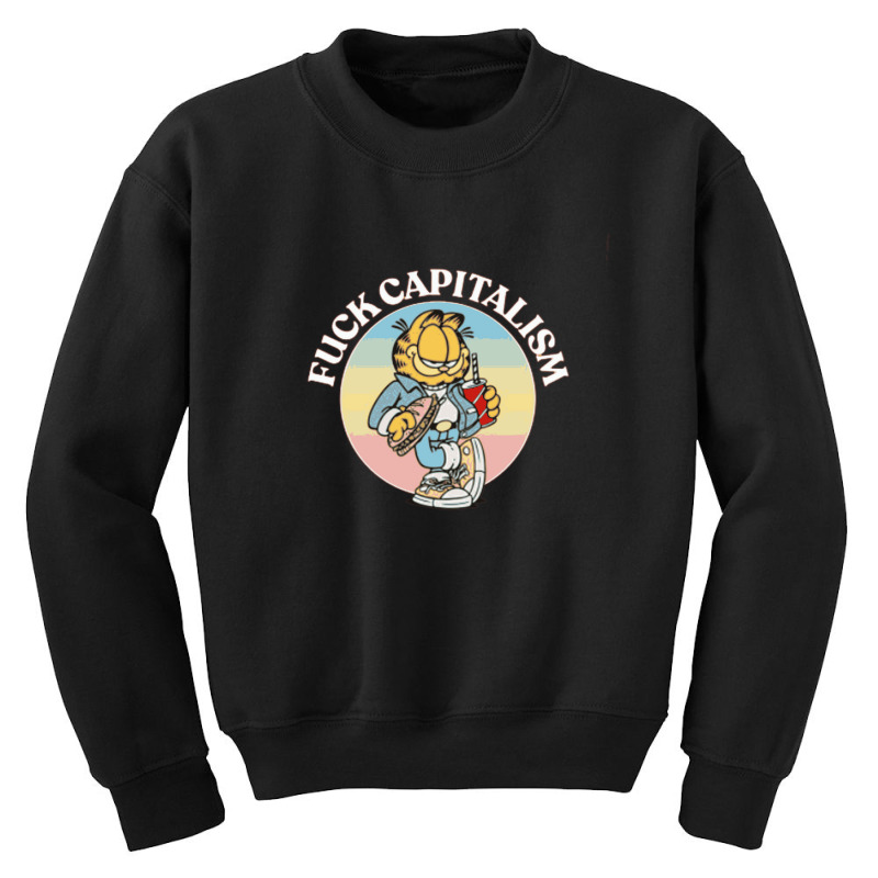 Fck Capitalism ∆∆∆ Youth Sweatshirt by XerxesPrice | Artistshot