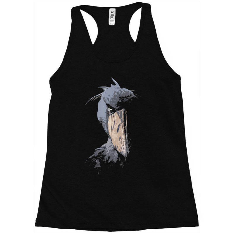 Shoebill African Bird Aztec Mayan Bird Lover Cool Distressed Racerback Tank by cm-arts | Artistshot