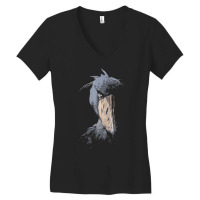 Shoebill African Bird Aztec Mayan Bird Lover Cool Distressed Women's V-neck T-shirt | Artistshot