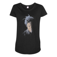 Shoebill African Bird Aztec Mayan Bird Lover Cool Distressed Maternity Scoop Neck T-shirt | Artistshot