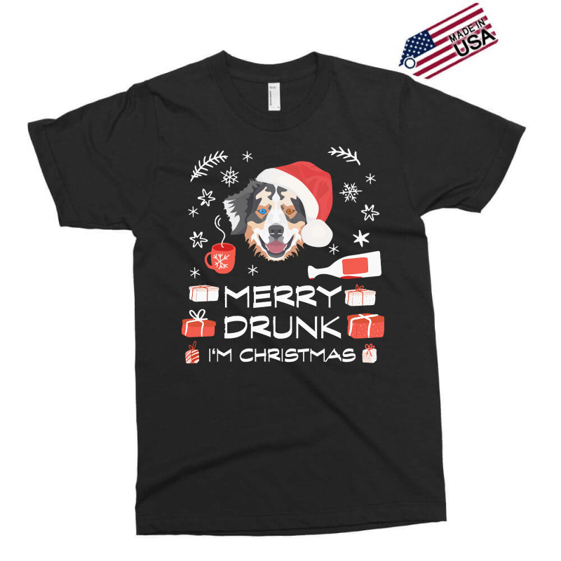 Australian Shepherd Pet Australian Shepherd Drunk Exclusive T-shirt by netheriteshepherd | Artistshot