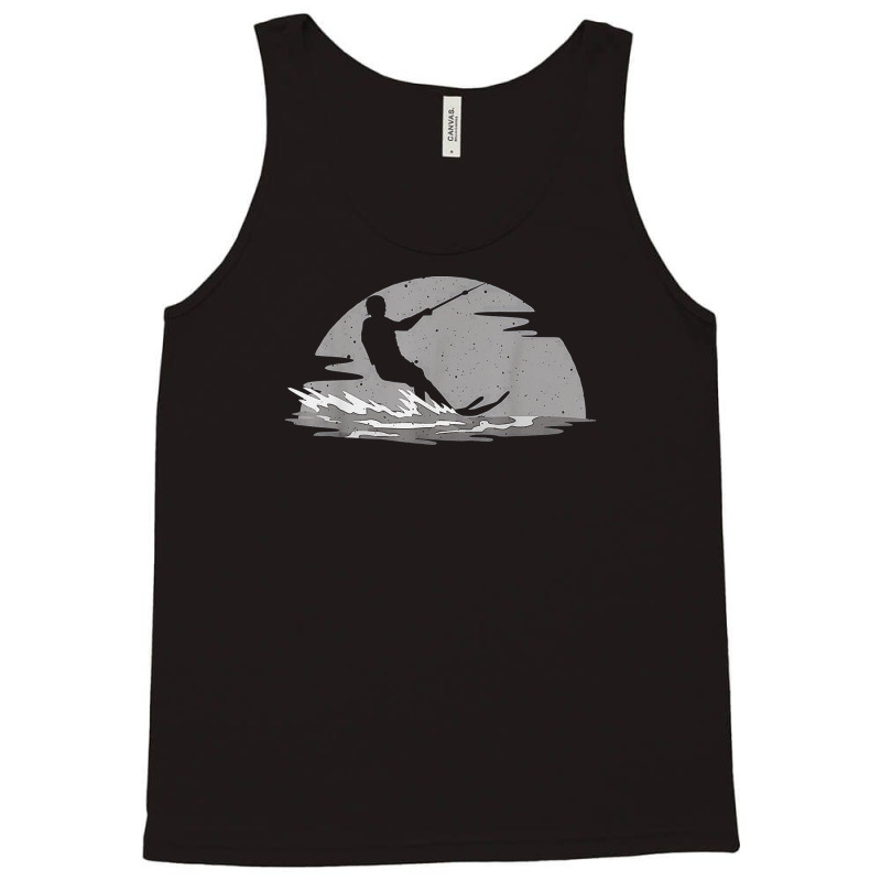 Funny Water Skiing Art For Men Women Wakeboarding Lovers T Shirt Tank Top | Artistshot