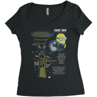 Fart Gun Schematics Portrait Women's Triblend Scoop T-shirt | Artistshot