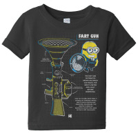 Fart Gun Schematics Portrait Baby Tee | Artistshot