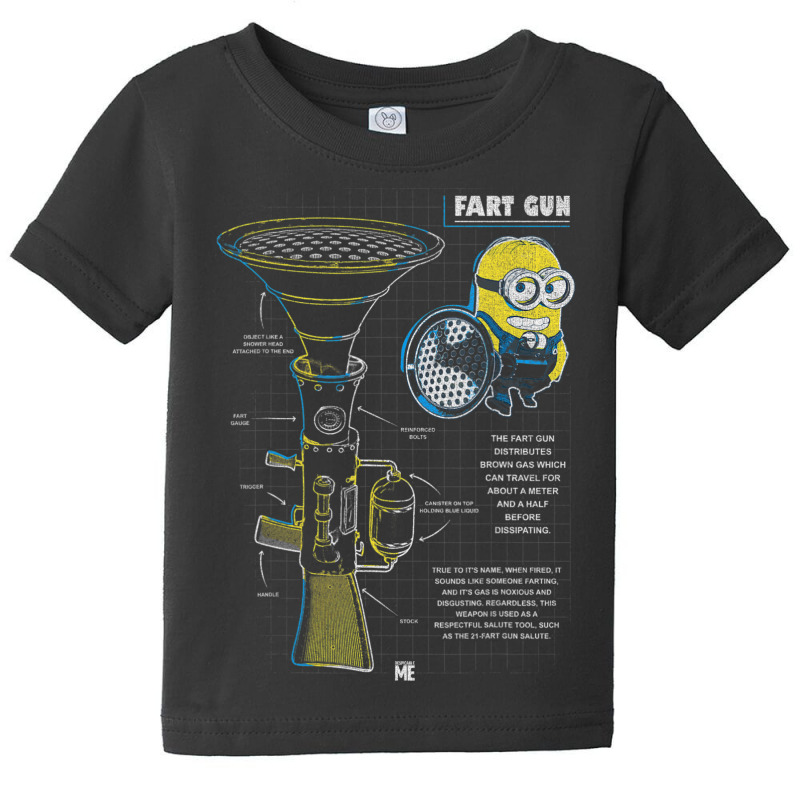 Fart Gun Schematics Portrait Baby Tee by BuiDoc | Artistshot