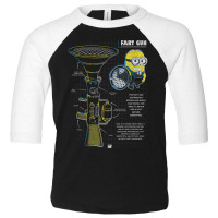 Fart Gun Schematics Portrait Toddler 3/4 Sleeve Tee | Artistshot